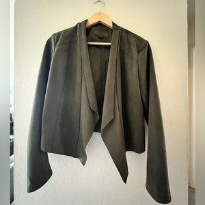 Blank NYC Waterfall Faux Suede Jacket